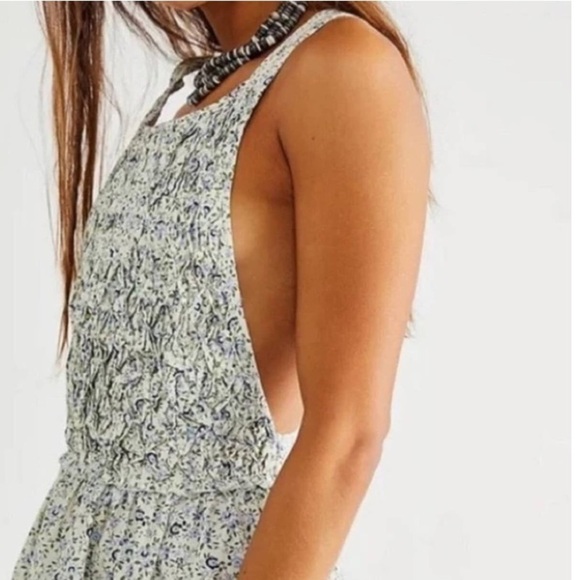 NWT Free People Petunia Floral Mini in Tea Combo, size S - Picture 3 of 11